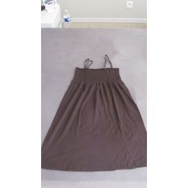 Robe A Bretelles Chocolat