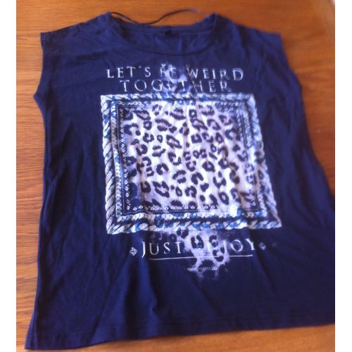 T-Shirt Pimkie Noir T S Comme Neuf