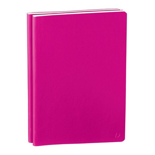 Quo Vadis Duo Carnet 15 Ligne Hab-Smooth 10x15 Cm Rose Grenadine