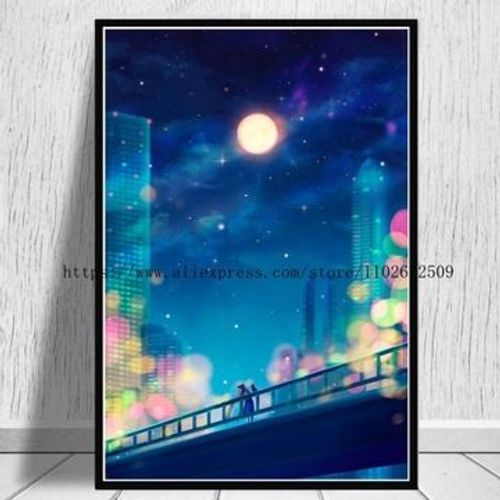 Affiche en toile Anime Sailor _ Moon, affiches obra,mpression murale Poster pour salon chambre ¿¿ coucher d¿¿cor sans cadre(40*50cm)