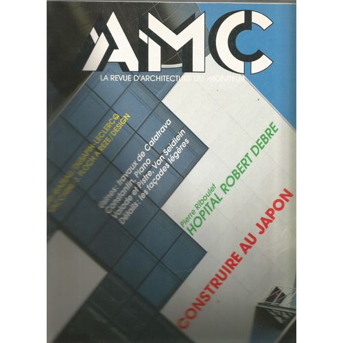 Amc 20 Cnstruire Au Japon, Pierre Riboulet Hopital Robert Debré,  Usines, Façades Industrielles