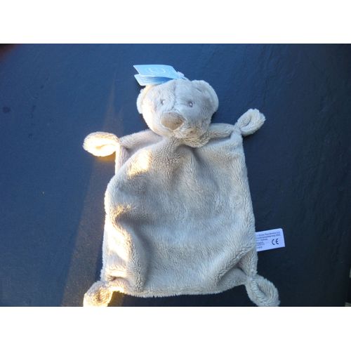 Doudou Plat Ours Brun Clair Simba Toys