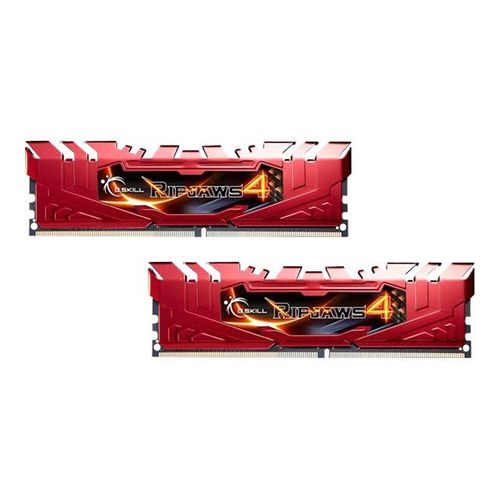 G.Skill Ripjaws 4 Series - DDR4 - 16 Go: 2 x 8 Go - DIMM 288 broches - 2133 MHz / PC4-17000 - CL15 - 1.2 V - mémoire sans tampon - non ECC