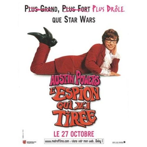 Austin Powers - L'espion Qui M'a Tirée - Affiche Originale De Cinéma - Format 120x160 Cm - Un Film De Jay Roach Avec Mike Myers, Heather Graham, Rob Lowe - Année 1999