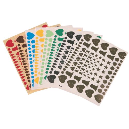 Jpc Creations Sachet 8 Feuilles Gommettes / Fantaisie