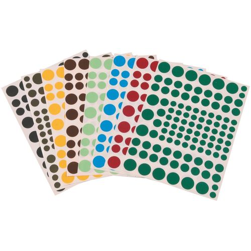 Jpc Creations Sachet 8 Feuilles Gommettes / Rond