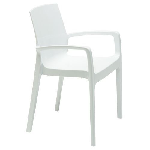 Fauteuil Cream Empilable / Blanc/ 58x51x82