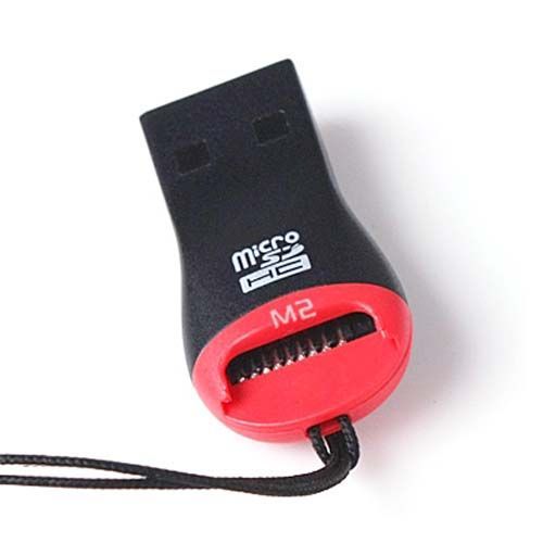 TRIXES Lecteur de carte mémoire pour Micro SD SDHC USB 2.0