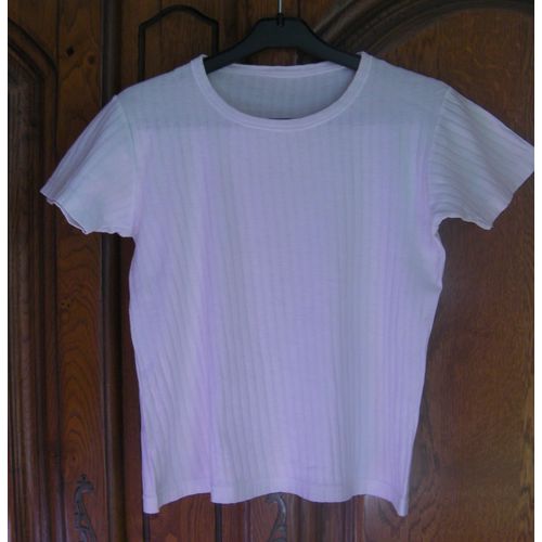 T-Shirt Blanc - Taille 7 Ans
