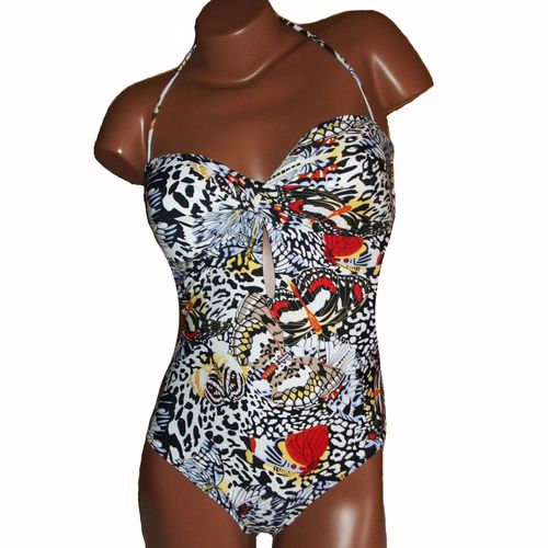 Maillot De Bain Femme 1 Pièce Monokini Blanc Rouge Noir Moulé