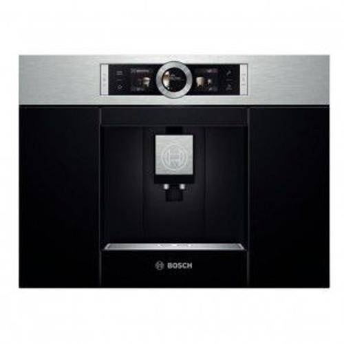 Bosch CTL636ES1 - Machine à café automatique - encastrable avec buse vapeur "Cappuccino" - 19 bar - inox/noir