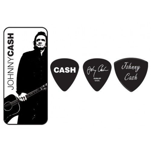 Dunlop Jcpt02h Johnny Cash Legend Boîte De Médiators