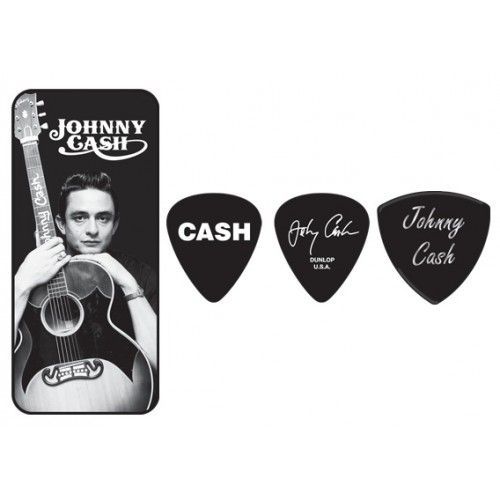 Dunlop Jcpt01m Johnny Cash Memphis Boîte De Médiators