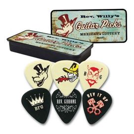 Dunlop Rwt01l Rev Willys Mexican Lottery Boîte De Médiators Light