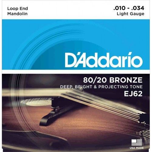 Daddario Ej62 Jeu De Cordes Pour Mandoline