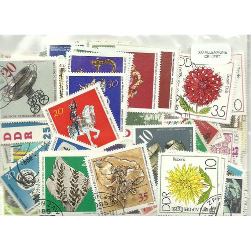Allemagne De L'est 300 Timbres Differents