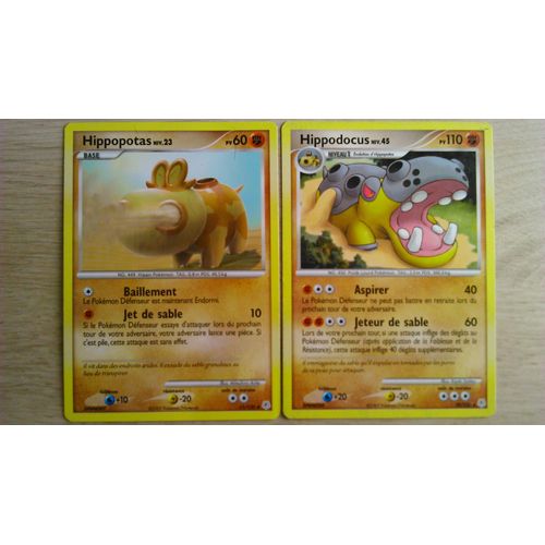 Pokémon Hippopotas - Hippodocus - Diamant & Perle