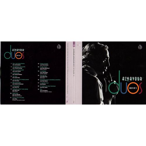 Cd Charles Aznavour - Johnny Hallyday - Laura Pausini - Nana Mouskouri - Céline Dion  Best Of Duos 2