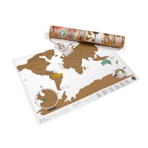 World Scratch Map - Carte Du Monde À Gratter