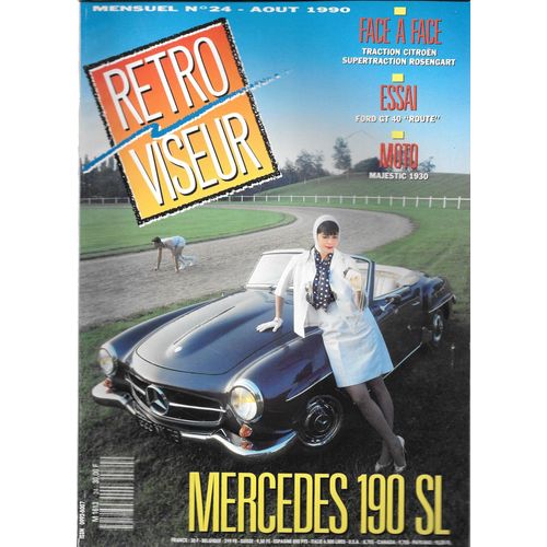 Rétroviseur N° 24 - Août 1990 - Mercedes 190 S L 