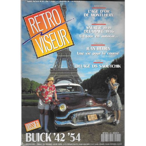 Rétroviseur N° 36 - Août 1991 - Dossier Buick '42 '54