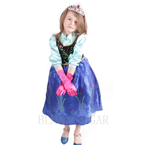 Lot 2 Accessoires : Gant Rose + Diadème/ Couronne Rose Taille Unique Adultes & Enfants Complète Tenue Reine Des Neiges/ Princesse Pour Anniversaire, Fête, Baptême, Mariage Black Sugar Boutique Cosplay