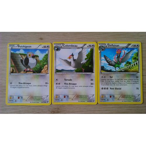Pokémon Poichigeon - Colombeau - Déflaisan - Noir & Blanc