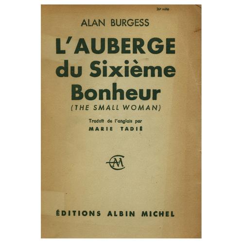 L'auberge Du Sixième Bonheur / Alan Burgess / Réf12596