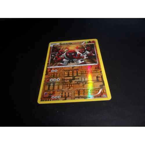 Carte Pokémon Judokrak Holo Reverse 68/124 Noir & Blanc Dragons Exaltés Fr Neuve
