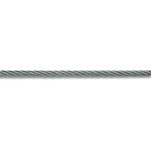 BOBINE DE 50M DE CABLE GAINE PVC ACIER GALVANISE 159KG D4/6MM