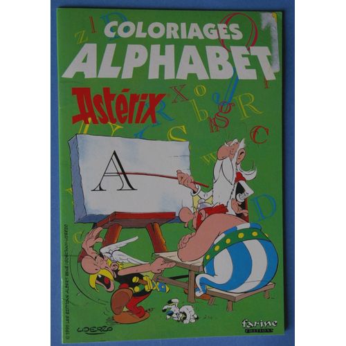 Coloriages Alphabet Astérix