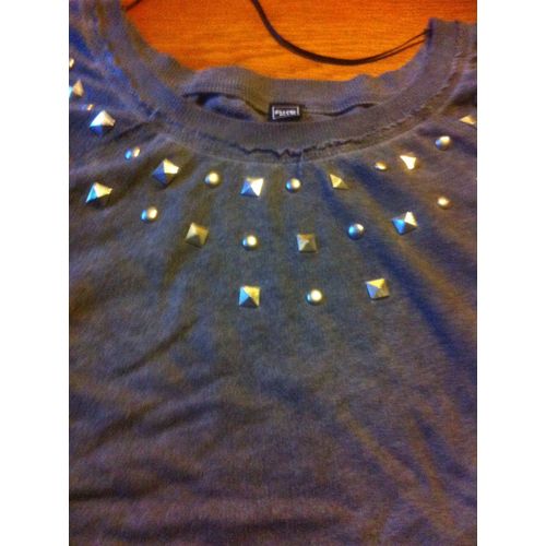 T-Shirt Pimkie Gris T S Comme Neuf