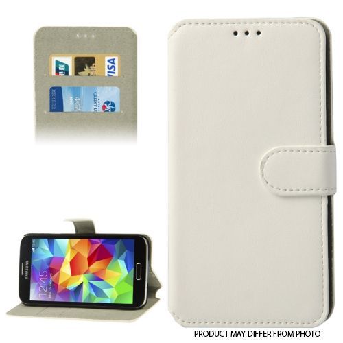 Etui Book 2 Range Carte Pour Wiko Rainbow - Blanc
