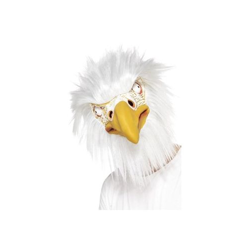 Masque D'aigle Blanc Intégral