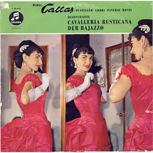 Cavalleria Rusticana (Pietro Mascagni) (Version Abrégée) ; Der Bajazzo (Paillasse ; Ruggiero Leoncavallo ; Version Abrégée) (Columbia  C 80 442)