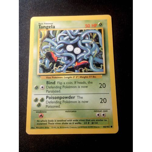 Saquedeneu ( Tangela ) 66/102 Set De Base Eng