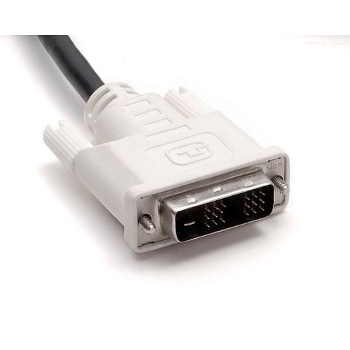 Câble DVI-D 1,80m Single Link 18+1 mâle/mâle