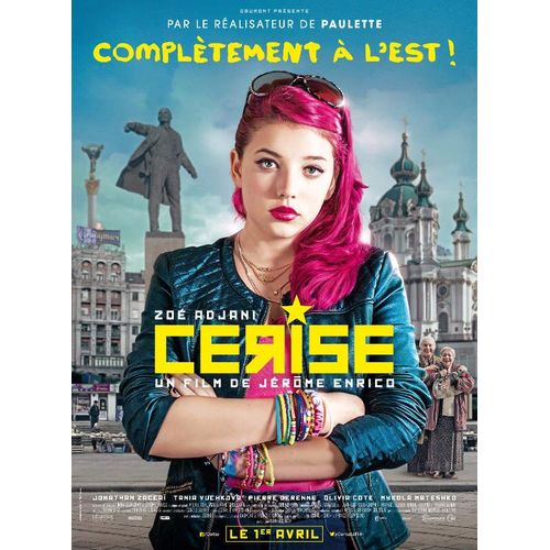 Cerise - Affiche Originale De Cinéma - Format 40x60 Cm - Un Film De Jérôme Enrico Avec Zoé Adjani-Vallat, Jonathan Zaccaï, Tania Vichkova, Olivia Côte - Année 2015