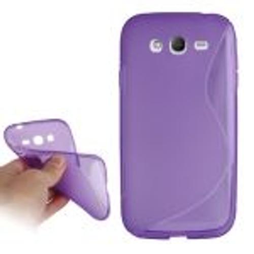 Galaxy Grand Duos I9080/I9082 : Coque Housse Silicone Gel « S-Line Violet »