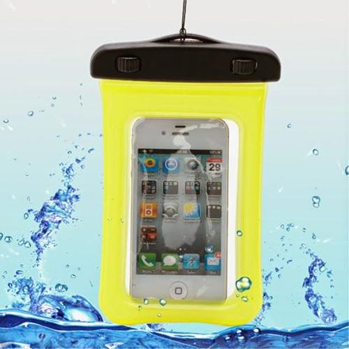 Housse Etui Pochette Etanche Waterproof Pour Huawei Ascend Y550 - Jaune