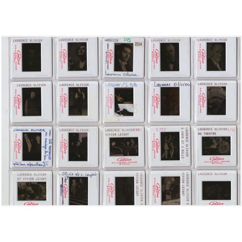 Lot De 20 Diapositives Rares Et Originales "Laurence Olivier"...