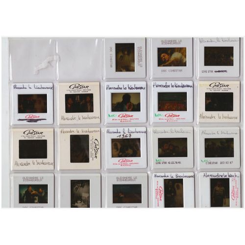 Lot De 18 Diapositives Rares Et Originales Du Film "Alexandre Le Bienheureux"...
