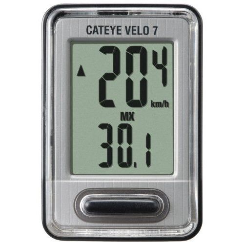 Cateye Vélo 7 Cc-Vl520 Compteur Filaire Argent