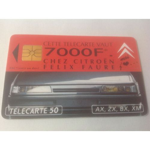 Télécarte 50 Félix Faure