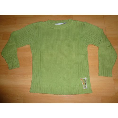 Pull Manches Longues Vert - 10 Ans - La Redoute