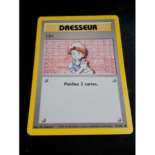 Carte Dresseur Léo 91/102 Set De Base Fr