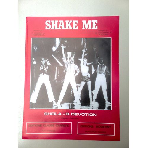 Partition "Shake Me" (Sheila) 1977