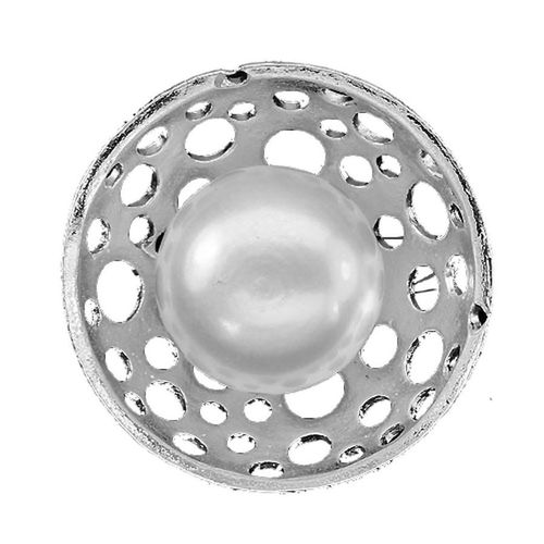 Bague Perle . Argent 925