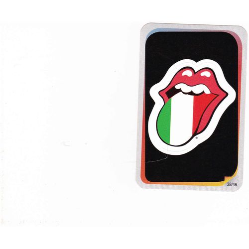 Sticker,Autocollant Langue Rolling Stones/Drapeau Italien/Pub Carrefour Market