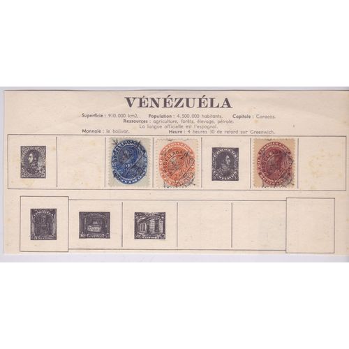 3 Timbres Anciens Vénézuela